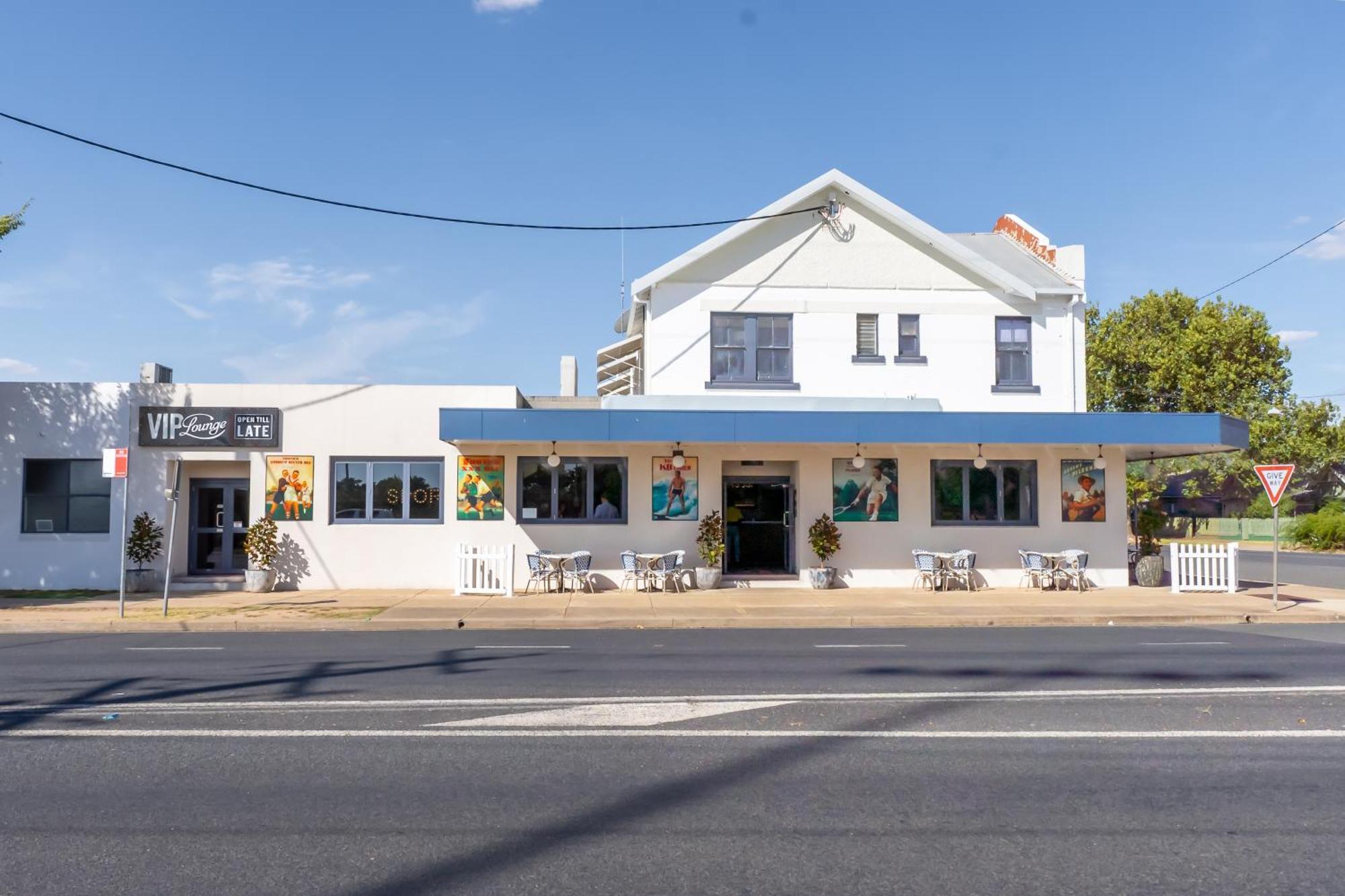 Sportsmens Club Hotel Wagga Wagga Buitenkant foto